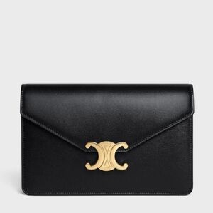 Celine Wallet On Chain Margo In Shiny Calfskin